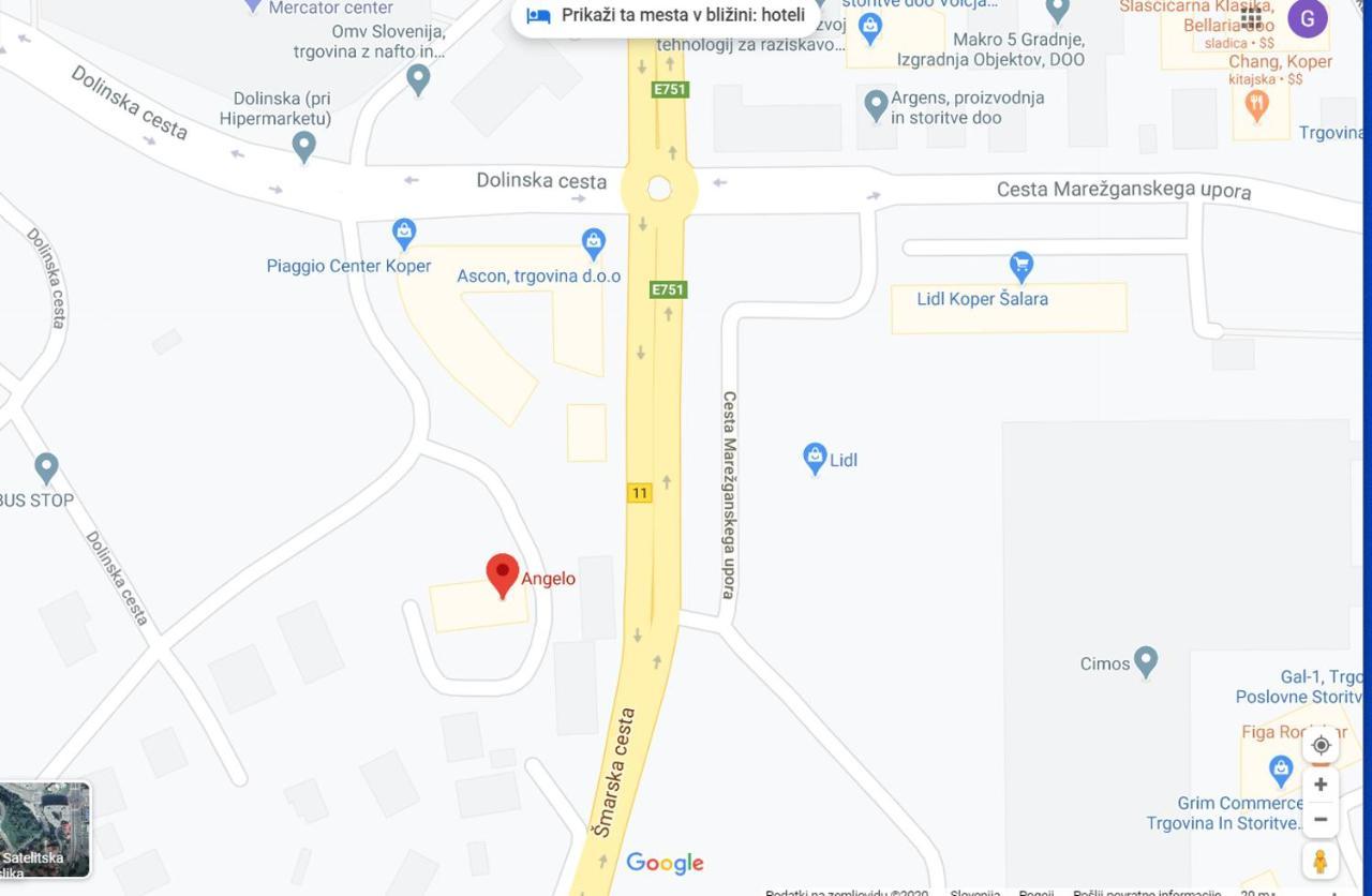 Angelo Hotel Koper Bagian luar foto